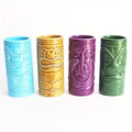 Verre TIKI en céramique colorées à l'unité - YOGA SPIRIT
