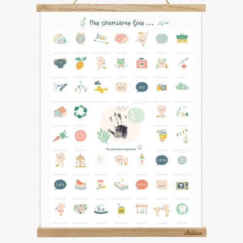 Affiche "Mes Premières Fois, kit empreinte - YOGA SPIRIT