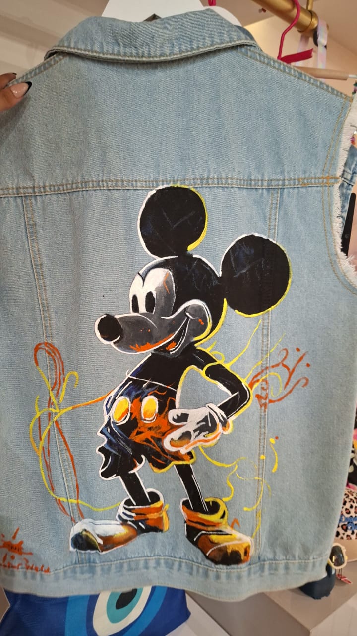 Veste en jean personnalisée MICKEY – Victor Weld