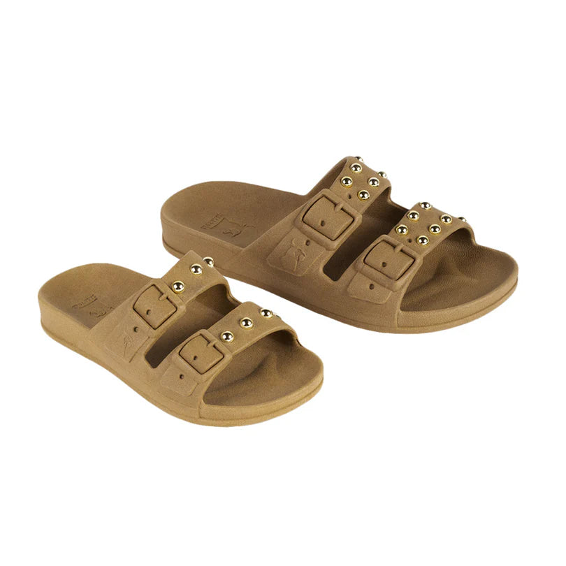 Sandales FLORIANOPOLIS camel – esprit rock et allure affirmée - YOGA SPIRIT