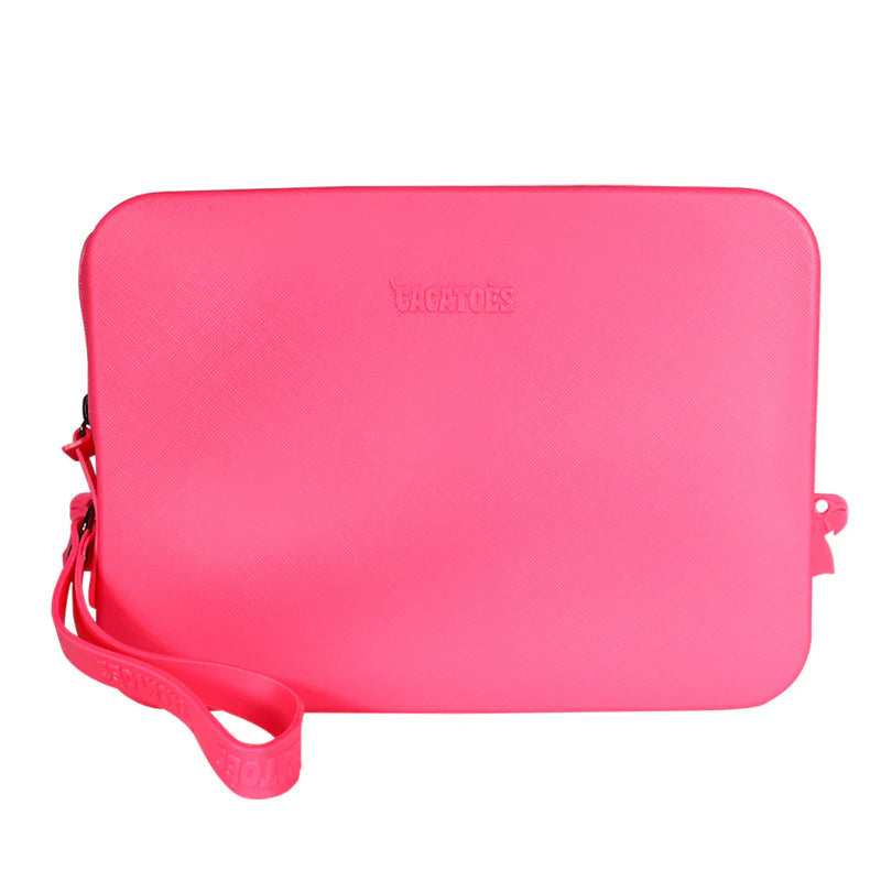 Pochette GISELA neon pink fluo – accessoire pratique et stylé - YOGA SPIRIT