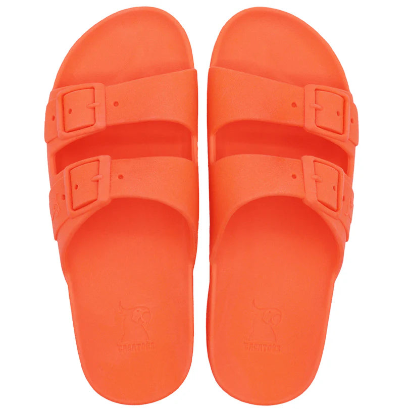 Sandales fluo BAHIA orange – confort estival et style solaire - YOGA SPIRIT
