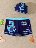 Kids' Two-Piece Swimsuit Light Blue, 7/8 Years