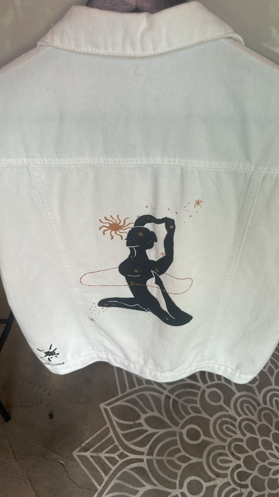Veste en jean personnalisée Posture – Victor Weld