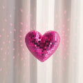 Coeur décoratif boule à facette