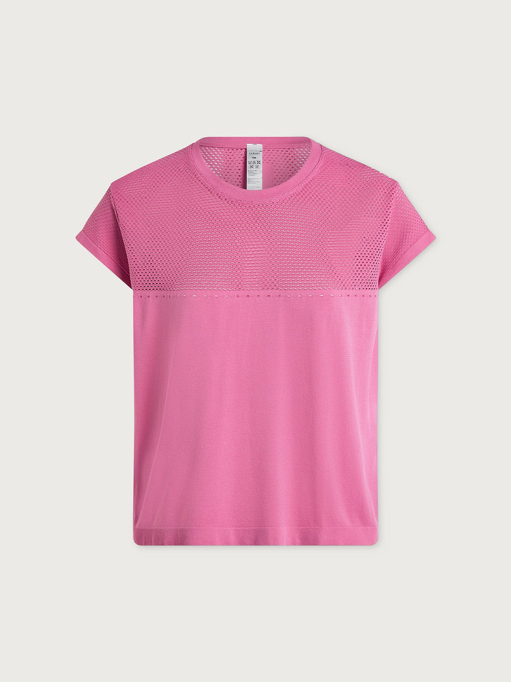 T-shirt Calloway rose – confort seamless et allure décontractée - YOGA SPIRIT