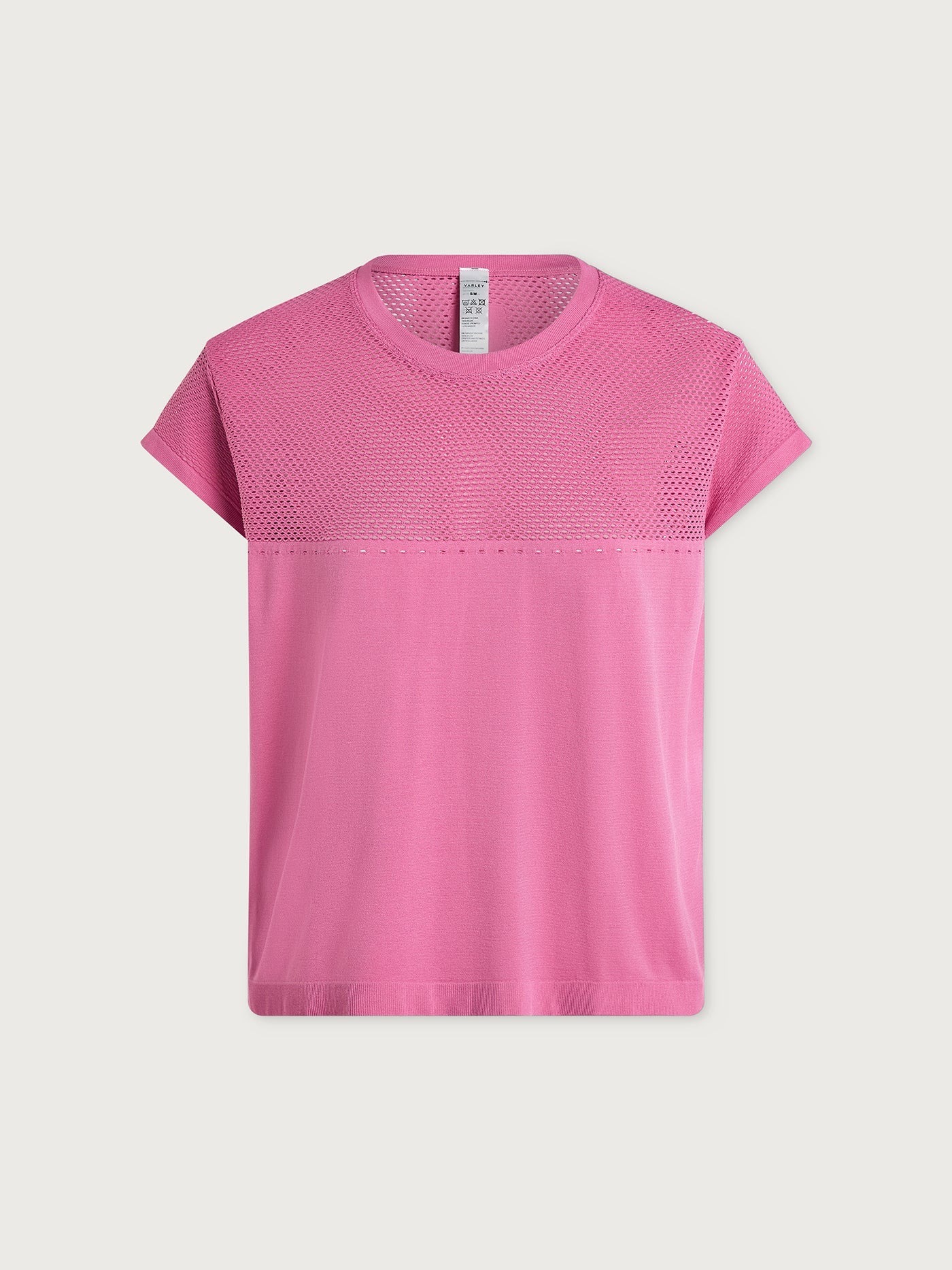 T-shirt Calloway rose – confort seamless et allure décontractée - YOGA SPIRIT
