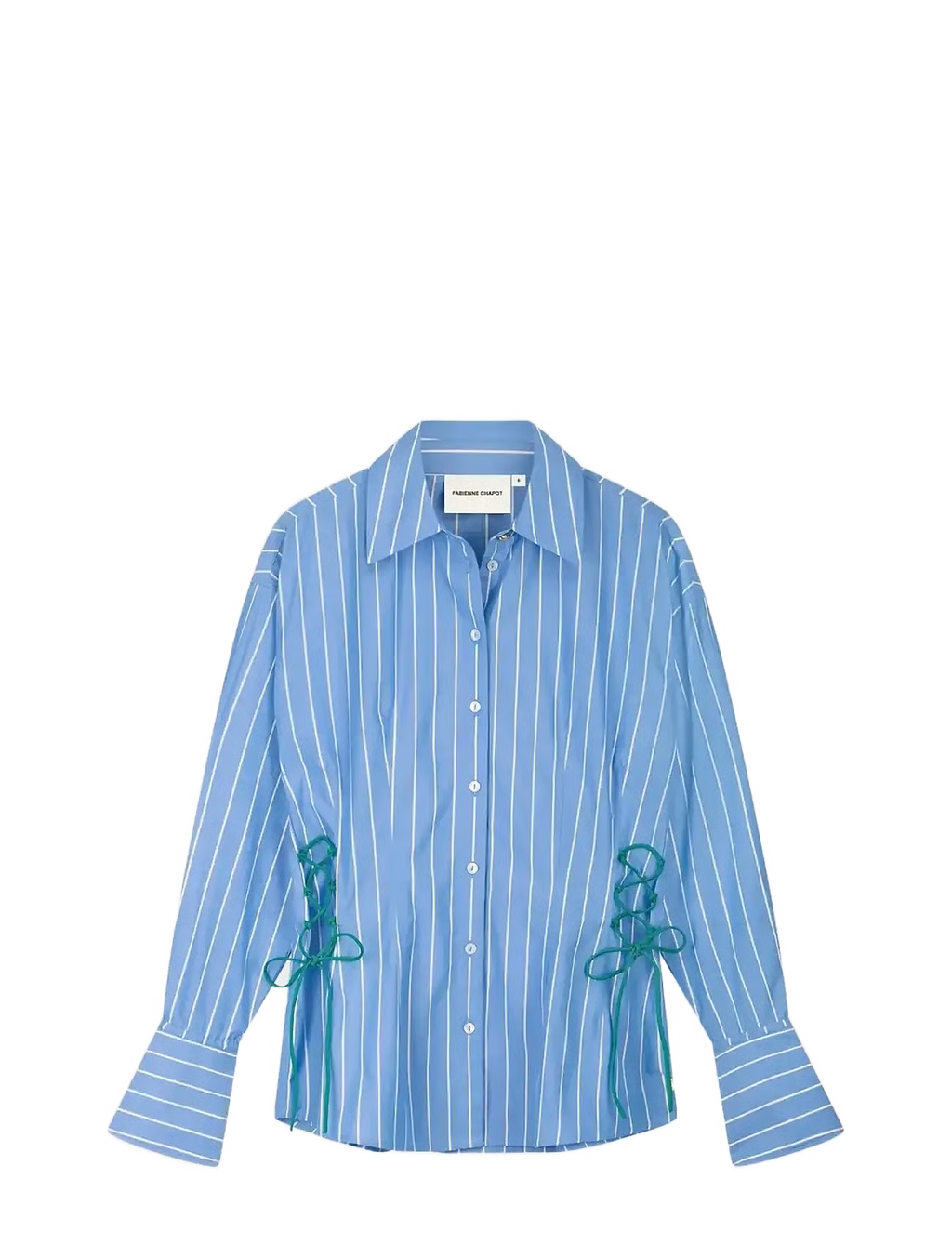 Blouse INDRA rayée bleu marine et blanc