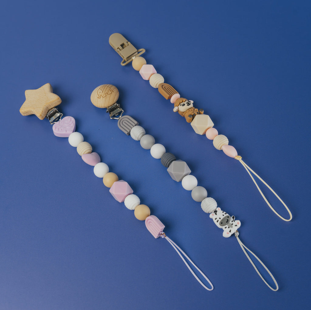 Attache-tétine GINGKO – motifs animaux