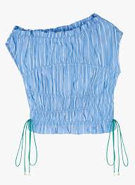 Top JOHN, rayures bleues - YOGA SPIRIT