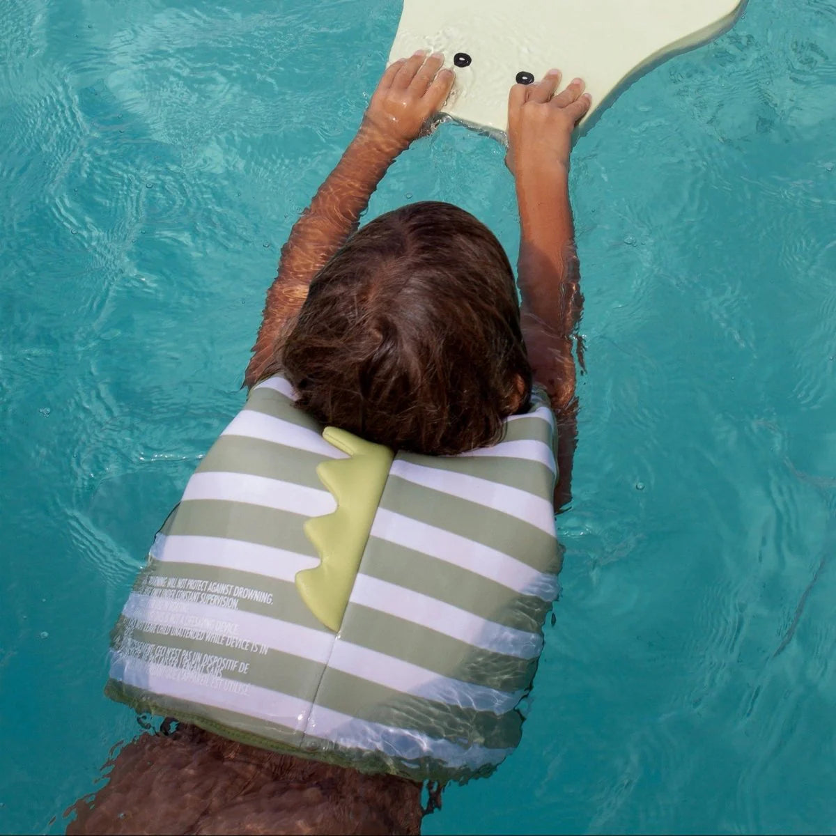 Gilet de natation pour enfants 3-6 ans en néoprène -Wild Khaki - YOGA SPIRIT