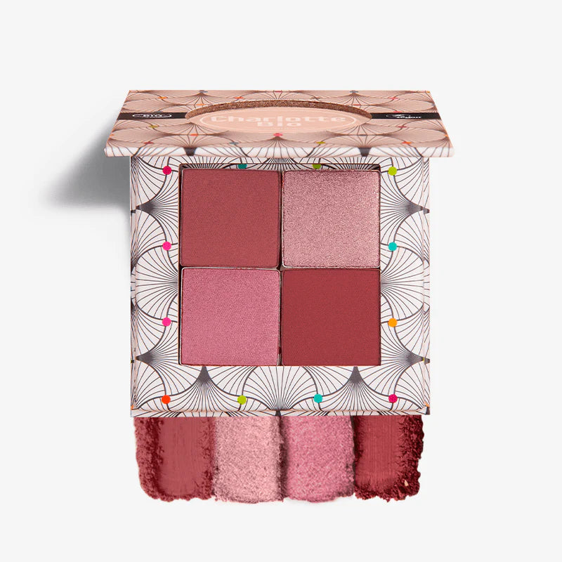 Palette de 4 fards à paupières BIO - Girly - YOGA SPIRIT