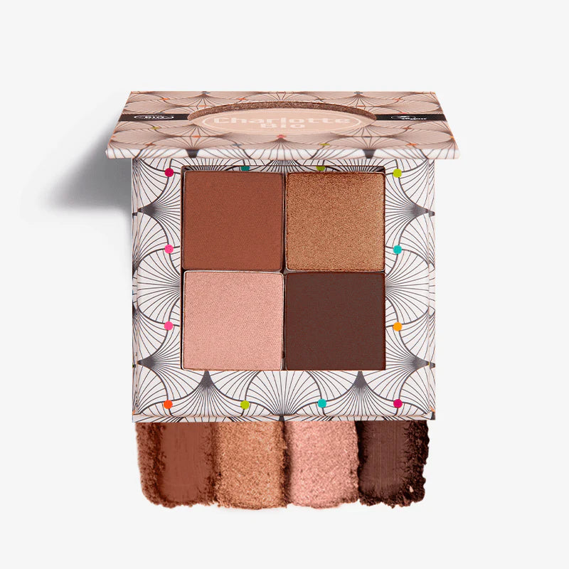 Palette de 4 fards à paupières BIO - Nude Brun - YOGA SPIRIT