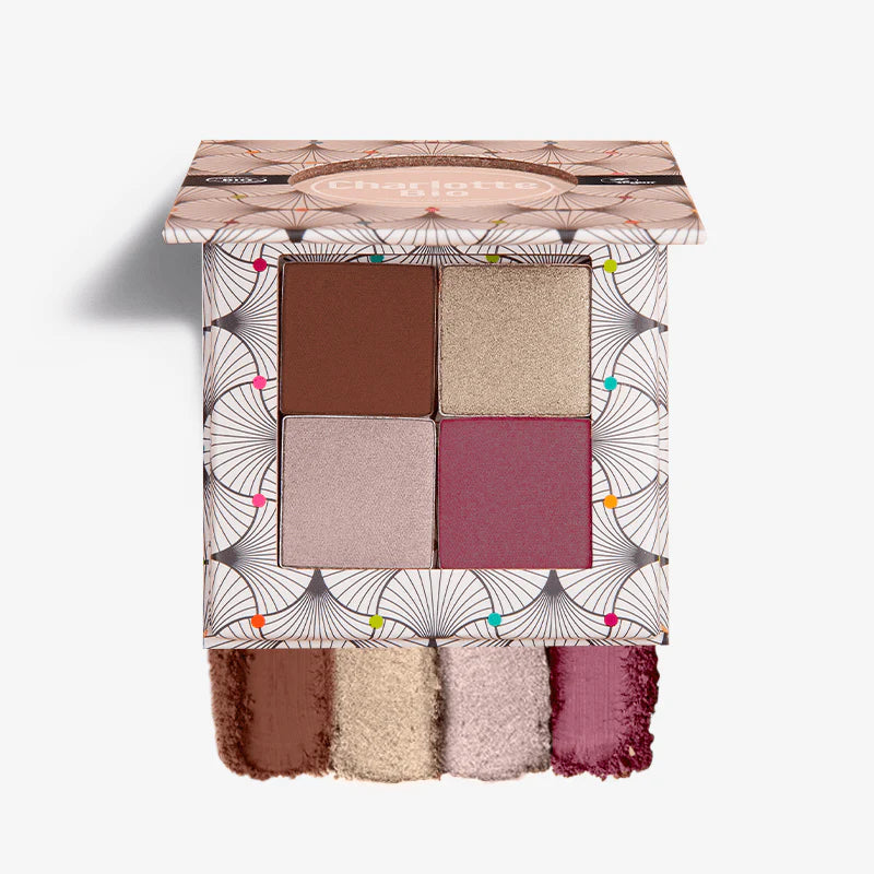 Palette de 4 fards à paupières BIO - Nude Rose - YOGA SPIRIT