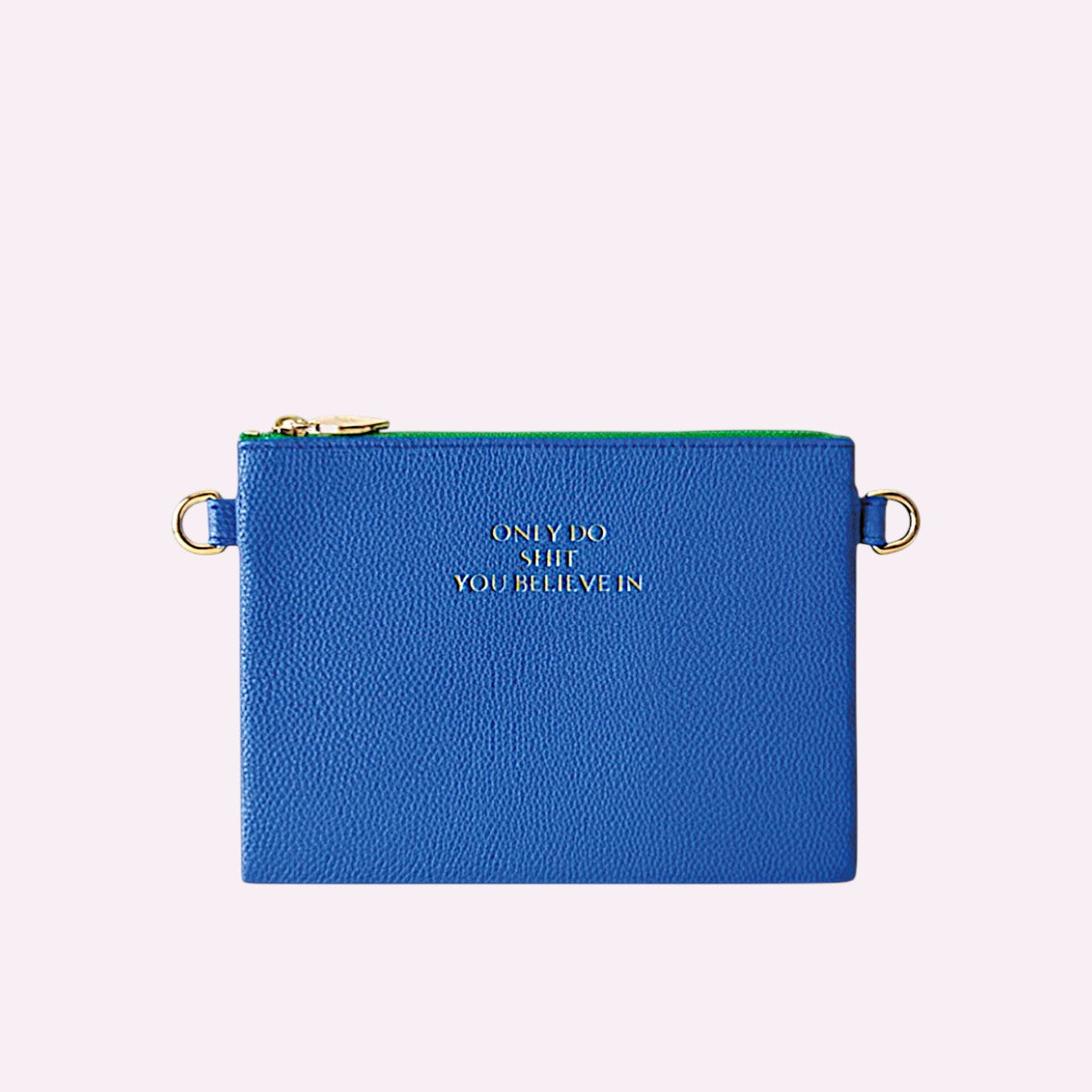 Pochette LIA avec lanière MARNY – Bleu azur