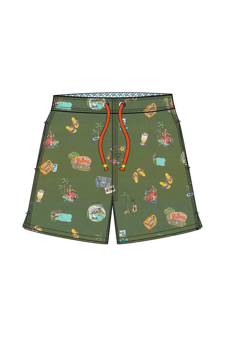 Short de bain enfant AIR COCONUTBAY - YOGA SPIRIT