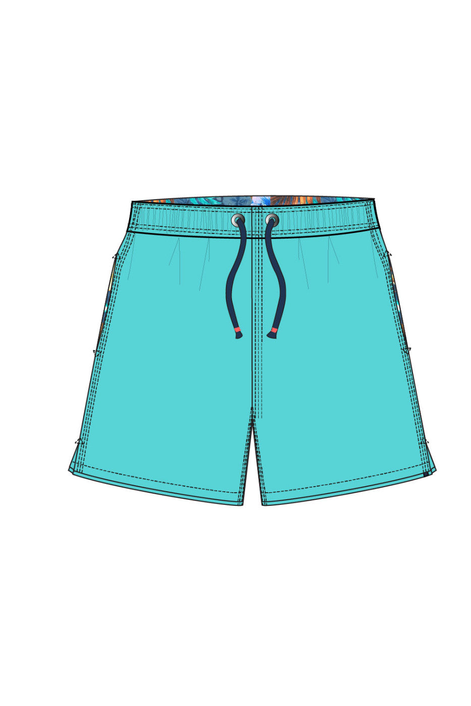 Short de bain enfant AIR POOLSCAPE - YOGA SPIRIT