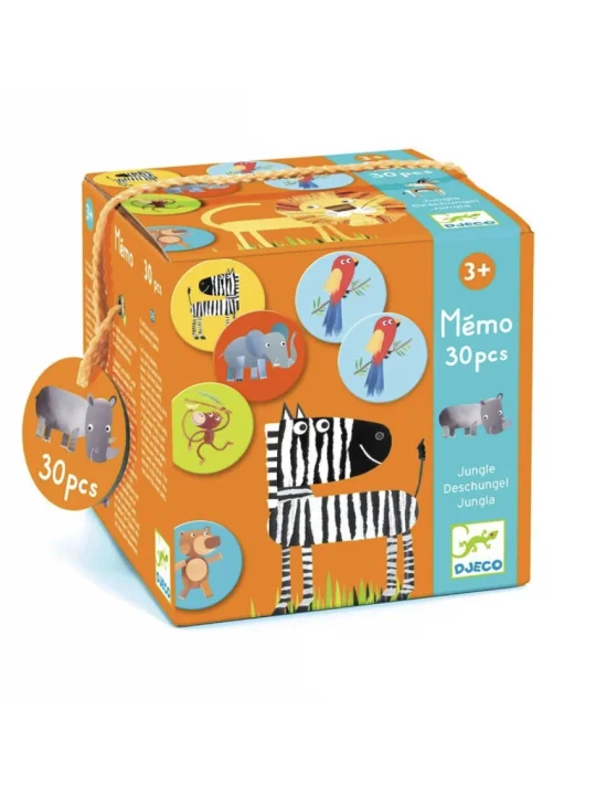 Mémo 30 Pièces — Animaux de la Jungle - YOGA SPIRIT