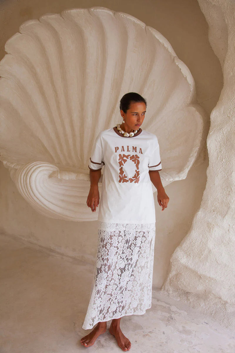 T-shirt palma garden – coupe oversize et esprit casual chic - YOGA SPIRIT