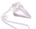 Pendule divinatoire SELENE - cristal naturel pour guidance et énergie - YOGA SPIRIT