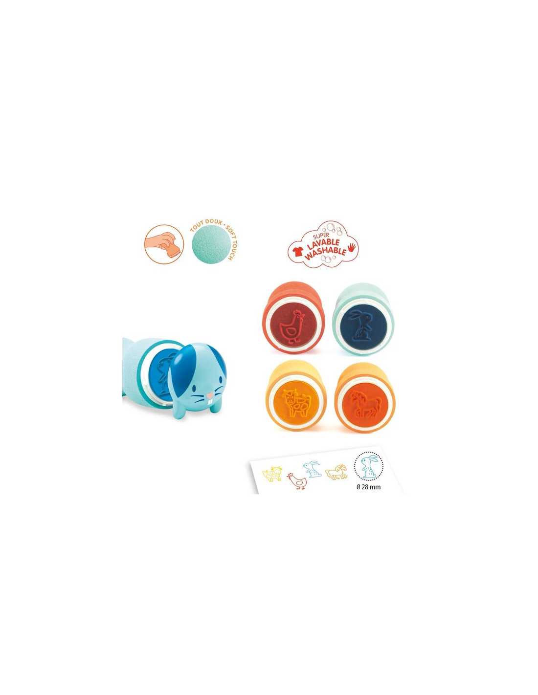 Kit tampons créatifs – Animaux de la ferme