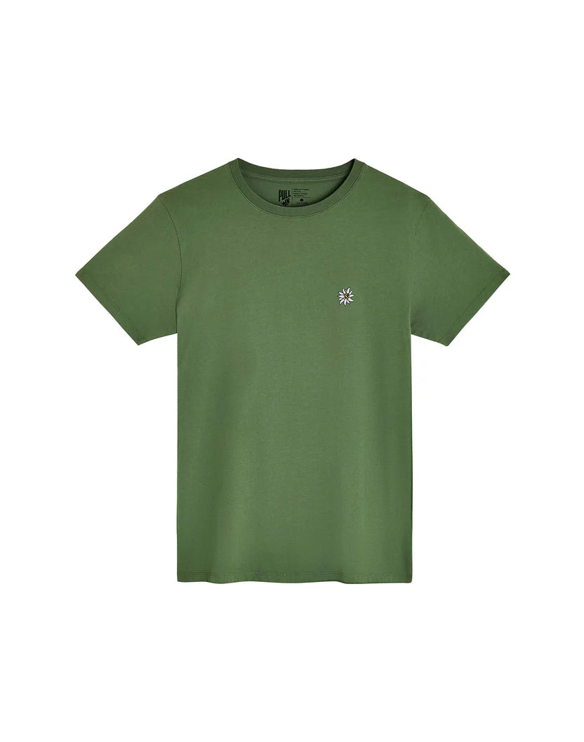 Tee-shirt kaki PATCHEDEL - YOGA SPIRIT
