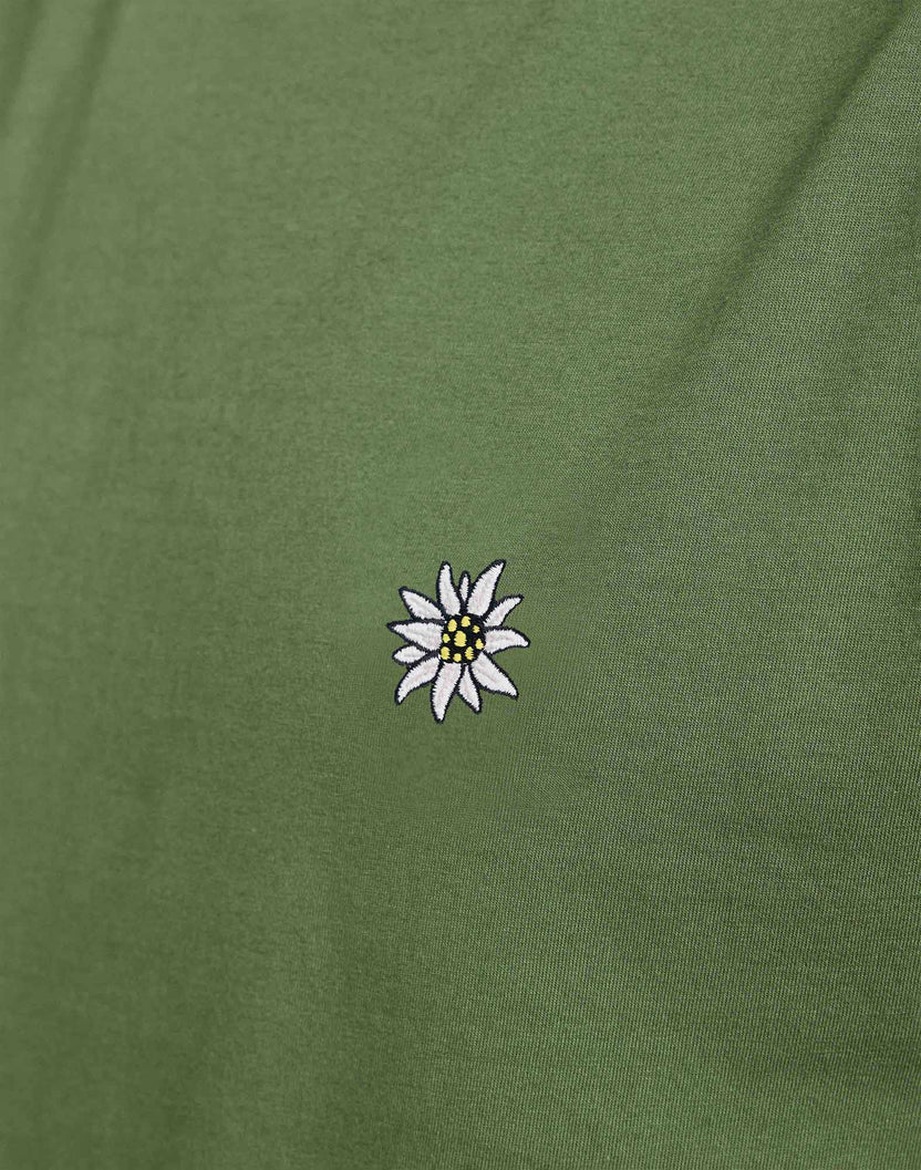 Tee-shirt kaki PATCHEDEL - YOGA SPIRIT