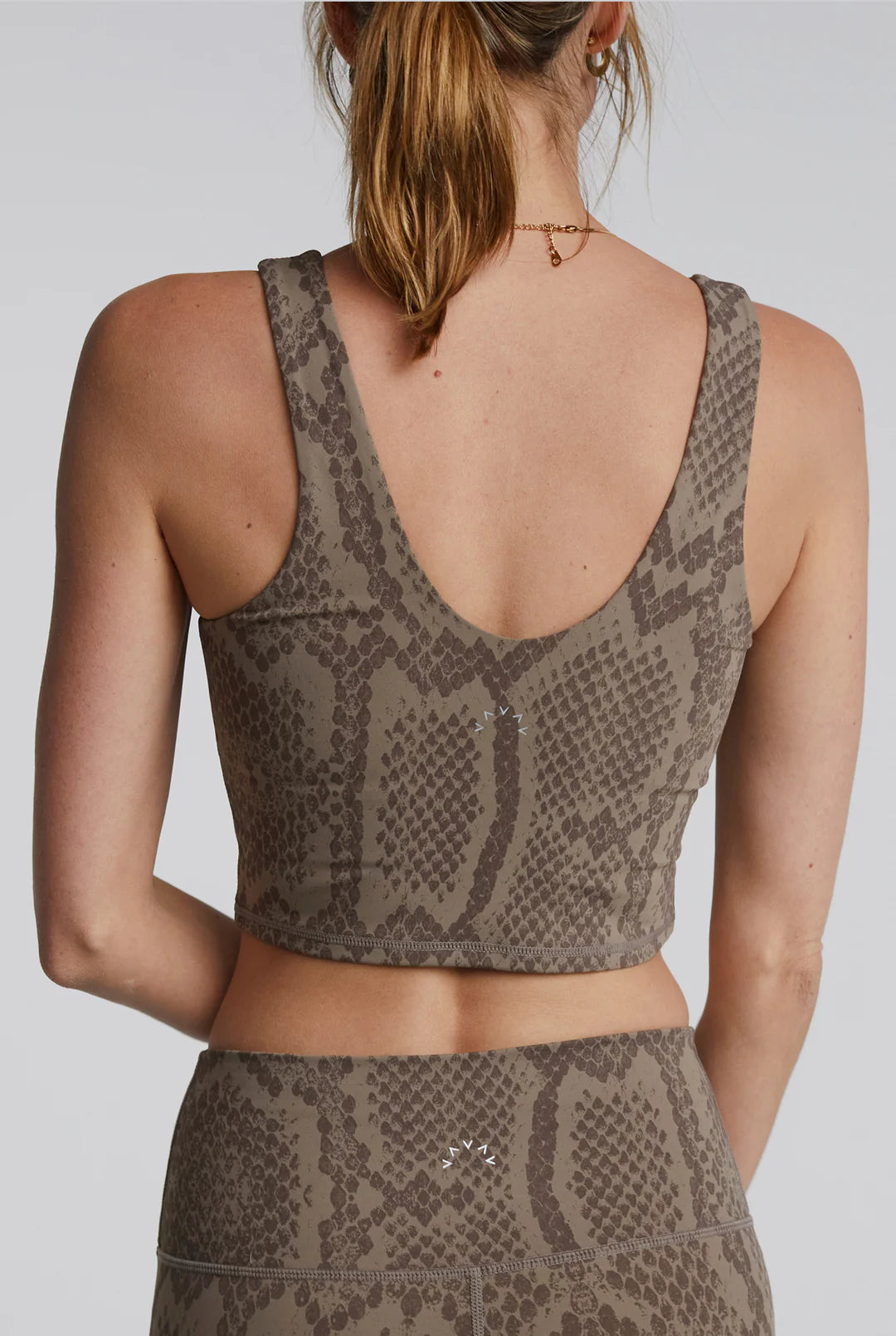 Brassière de yoga DELTA marron - YOGA SPIRIT