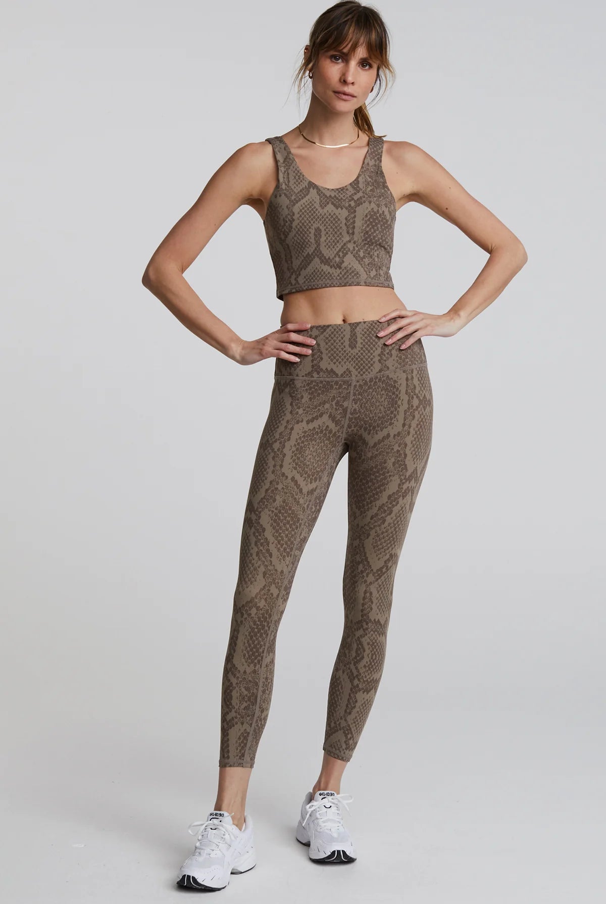 Brassière de yoga DELTA marron - YOGA SPIRIT