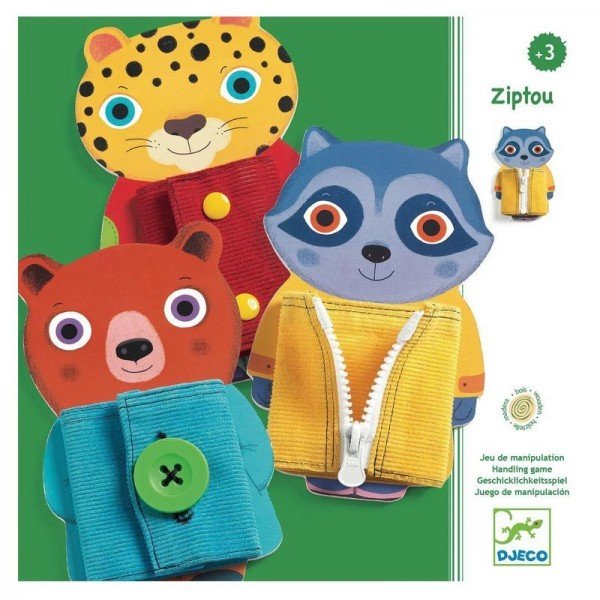 Jeu d’éveil bébé – Ziptou et Locktou